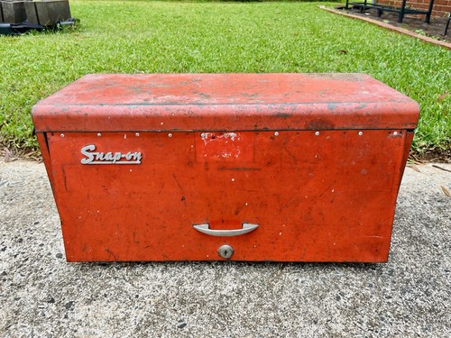 Vintage snap red large - vintage,