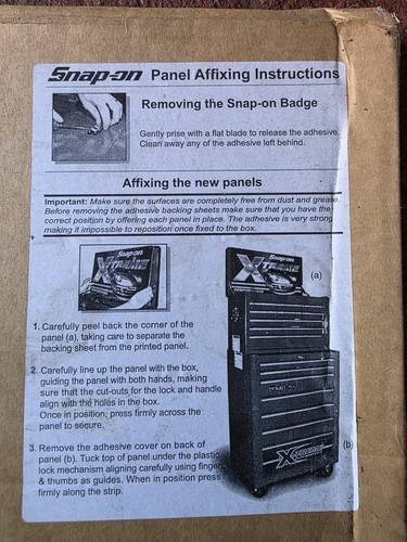 Snapon tool box graffics - tool,