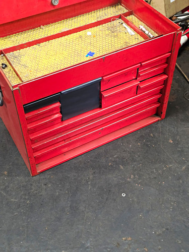 Snap red metal lockable - red,