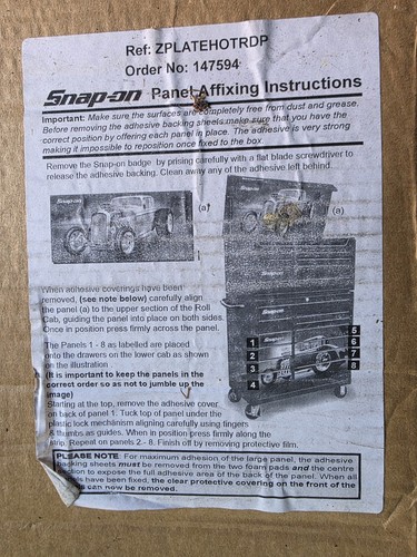 Snapon tool box graffics - snapon,